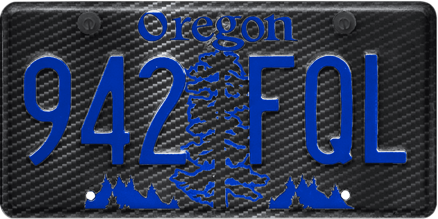 Oregon License Plate Wrap Kit