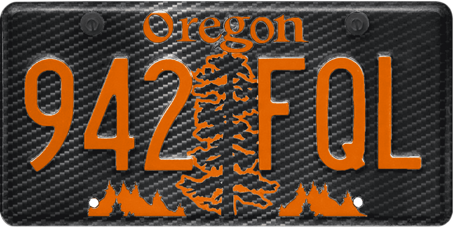 Oregon License Plate Wrap Kit