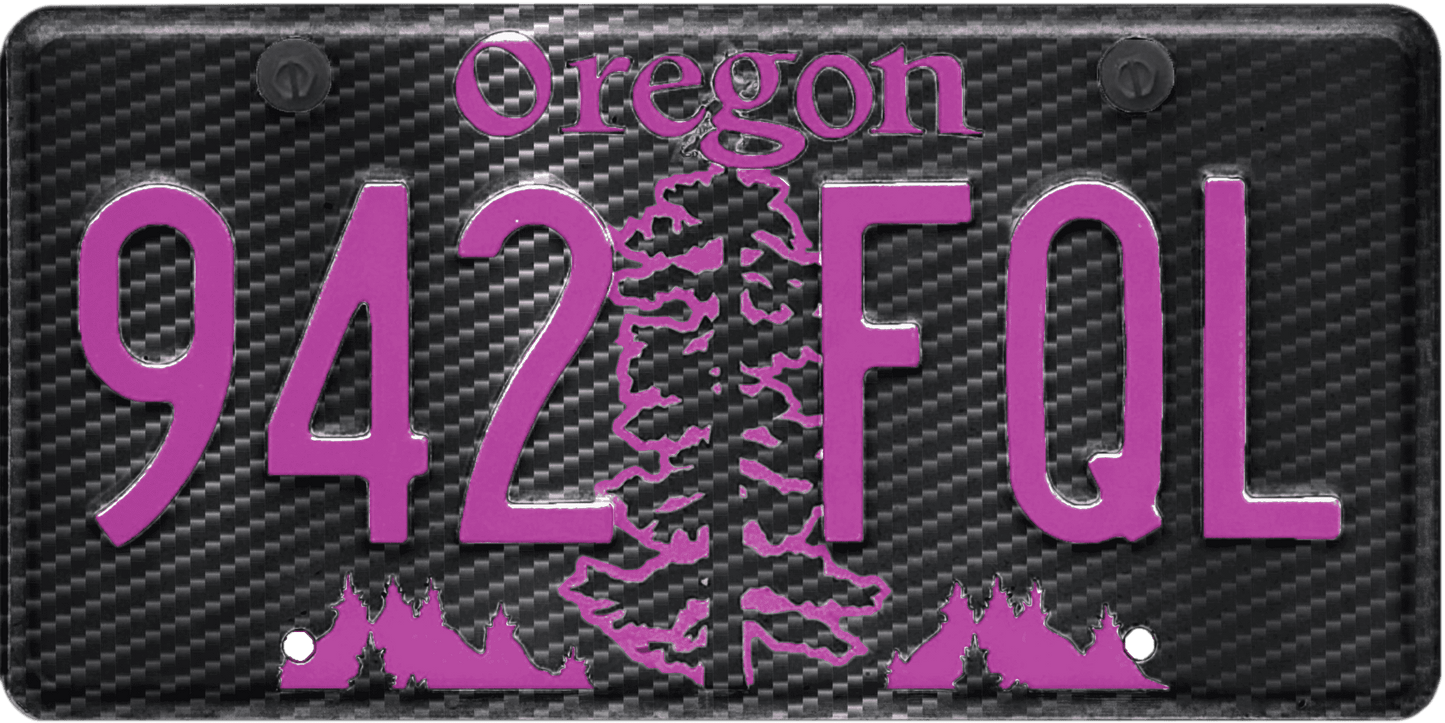 Oregon License Plate Wrap Kit