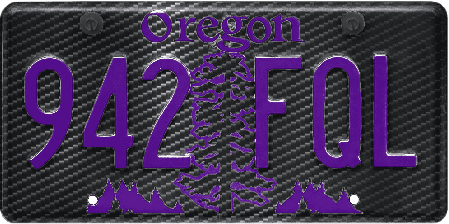 Oregon License Plate Wrap Kit