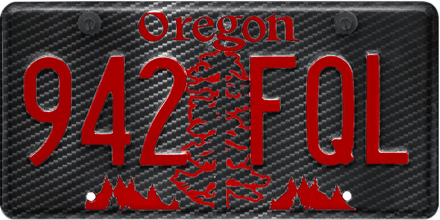 Oregon License Plate Wrap Kit