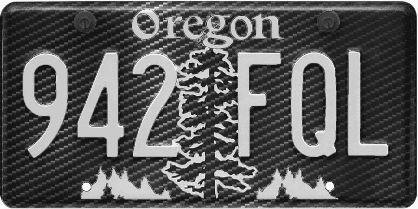 Oregon License Plate Wrap Kit