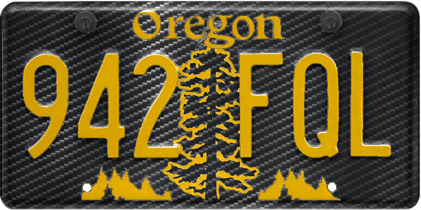 Oregon License Plate Wrap Kit