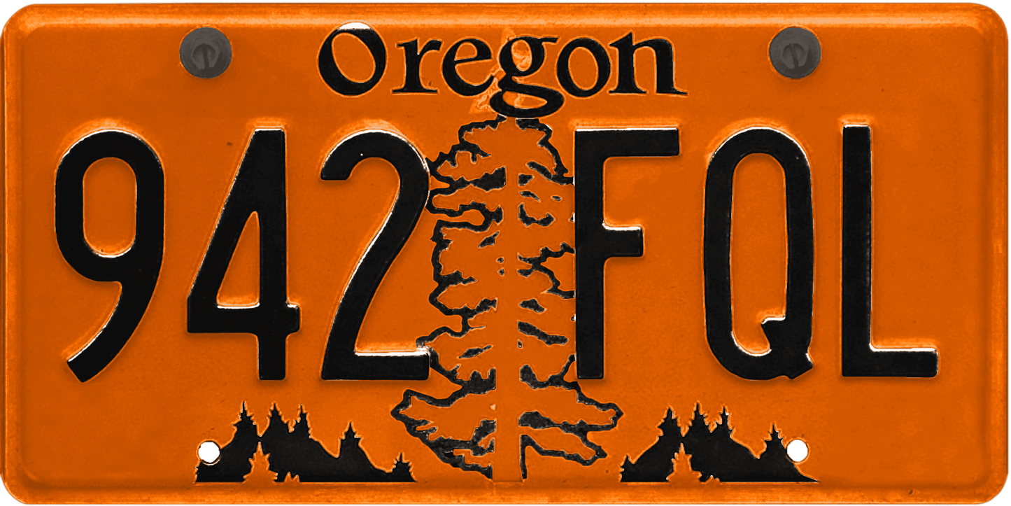 Oregon License Plate Wrap Kit