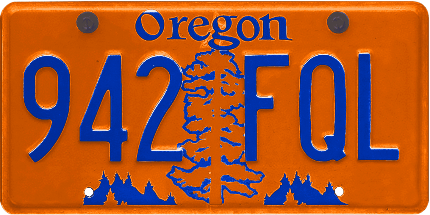 Oregon License Plate Wrap Kit