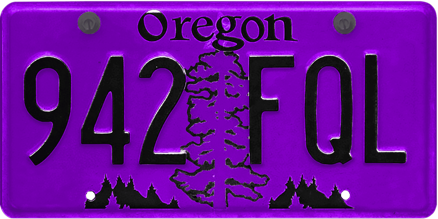 Oregon License Plate Wrap Kit