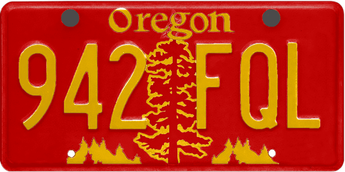 Oregon License Plate Wrap Kit