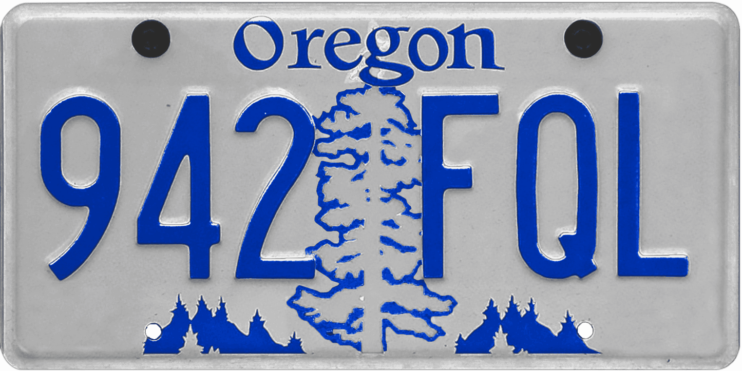 Oregon License Plate Wrap Kit