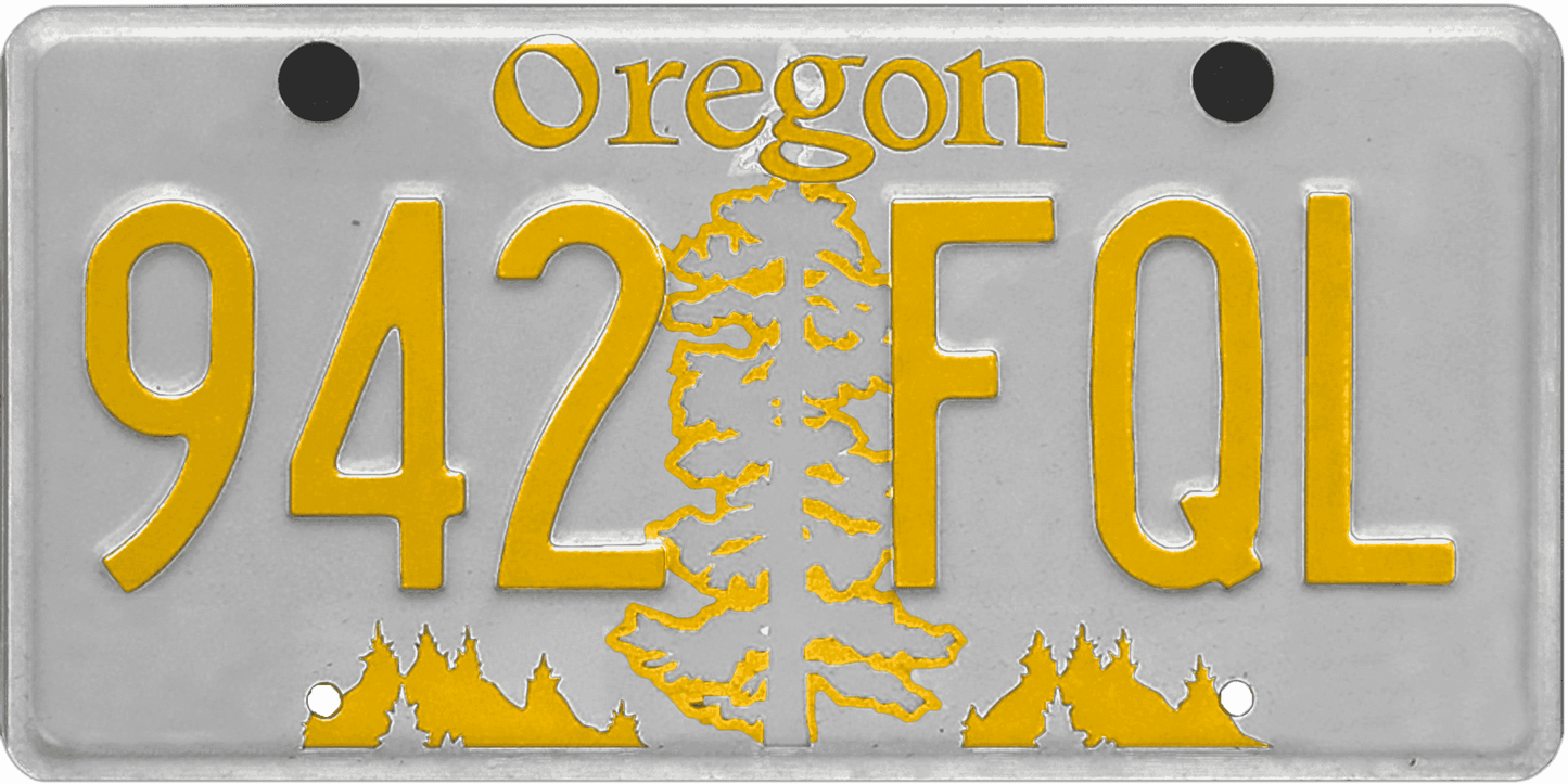 Oregon License Plate Wrap Kit