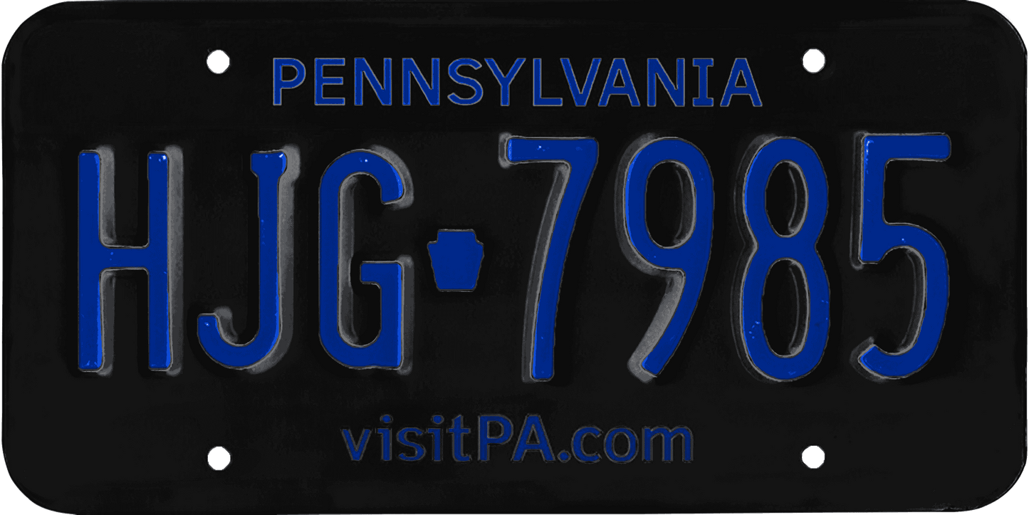 Pennsylvania License Plate Wrap Kit