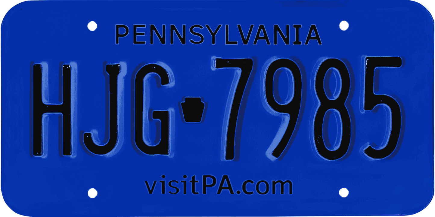 Pennsylvania License Plate Wrap Kit