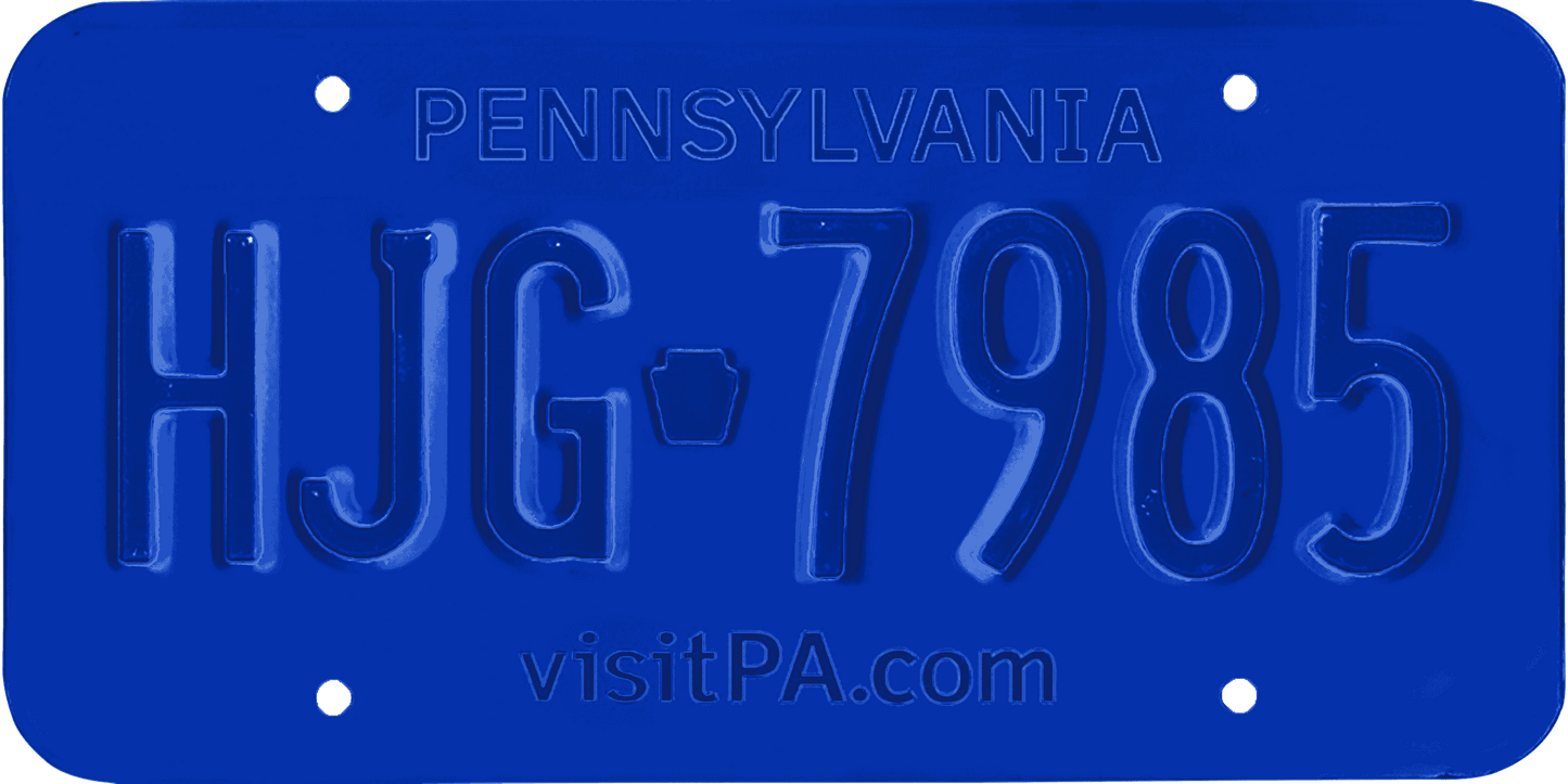 Pennsylvania License Plate Wrap Kit