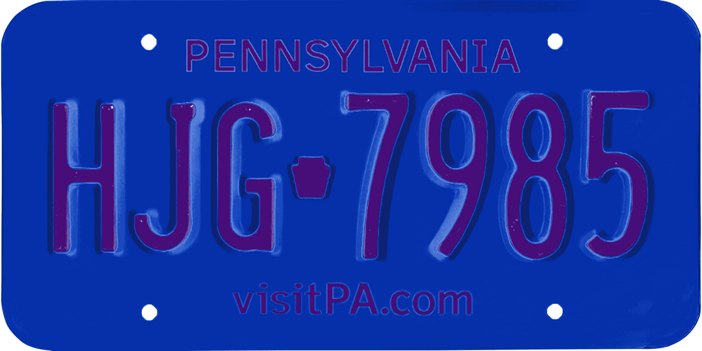 Pennsylvania License Plate Wrap Kit