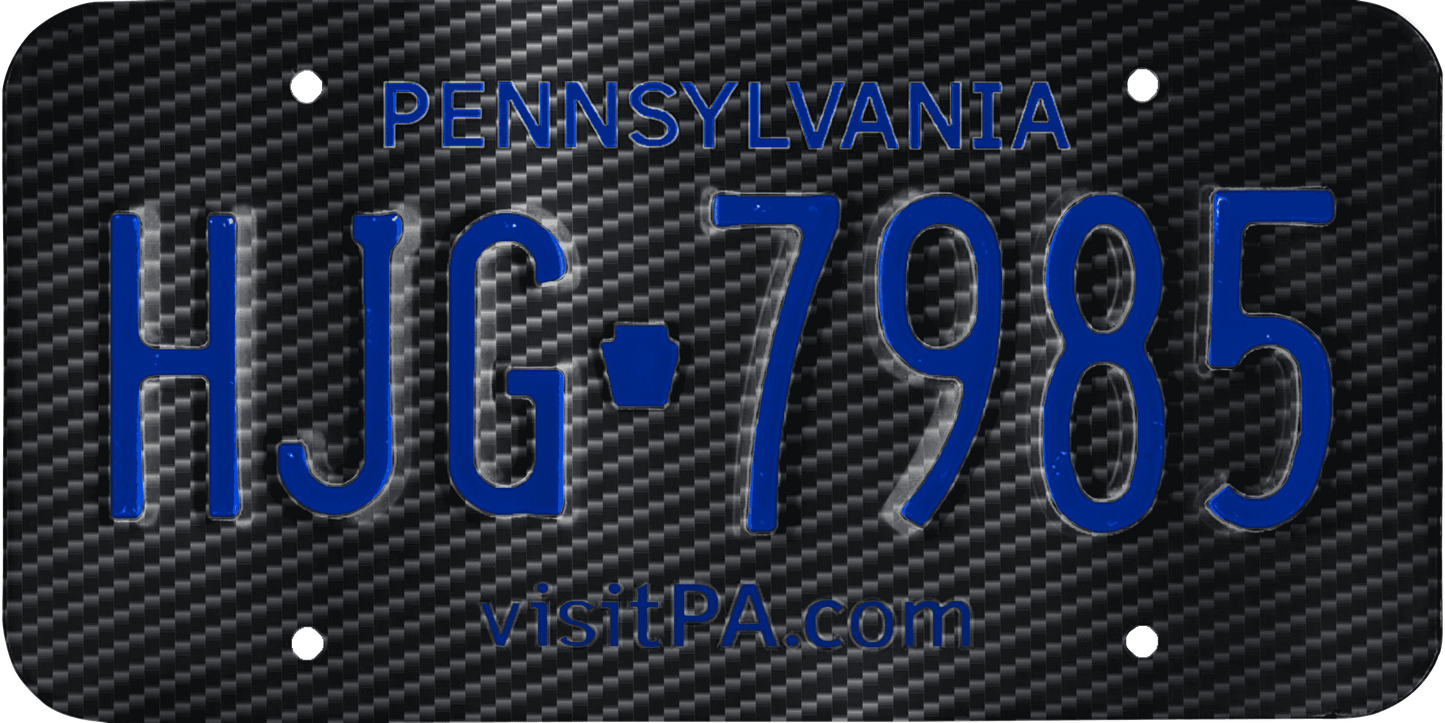 Pennsylvania License Plate Wrap Kit