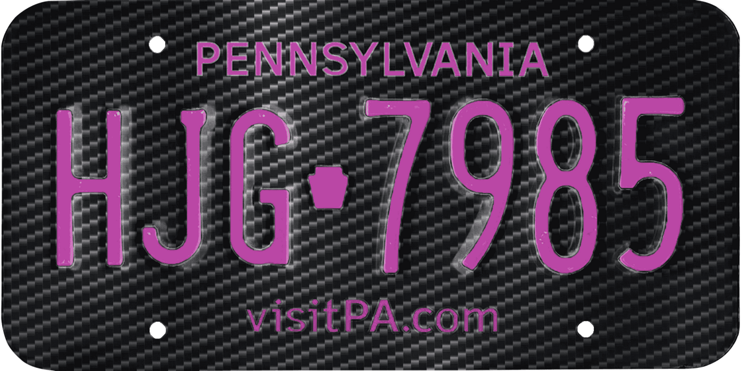 Pennsylvania License Plate Wrap Kit