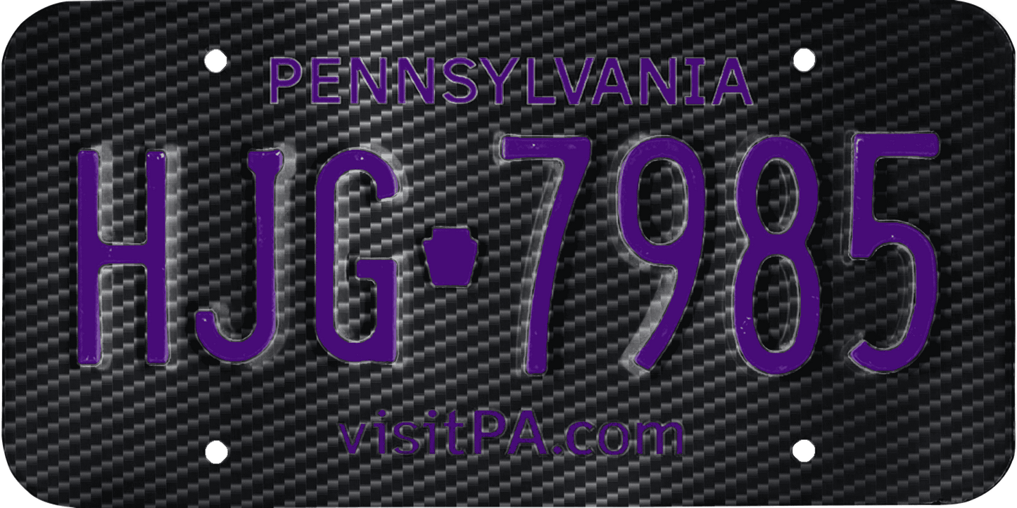 Pennsylvania License Plate Wrap Kit