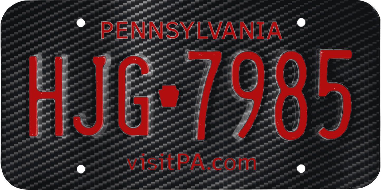 Pennsylvania License Plate Wrap Kit