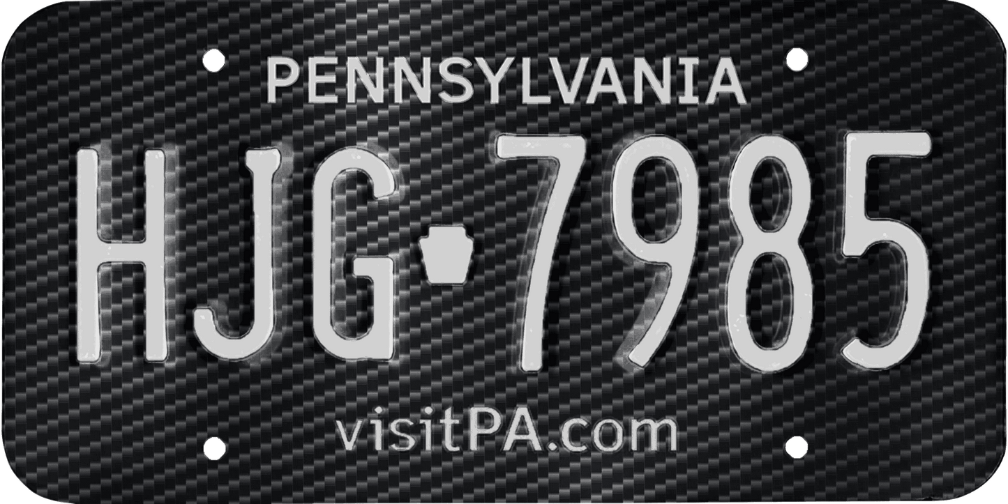 Pennsylvania License Plate Wrap Kit