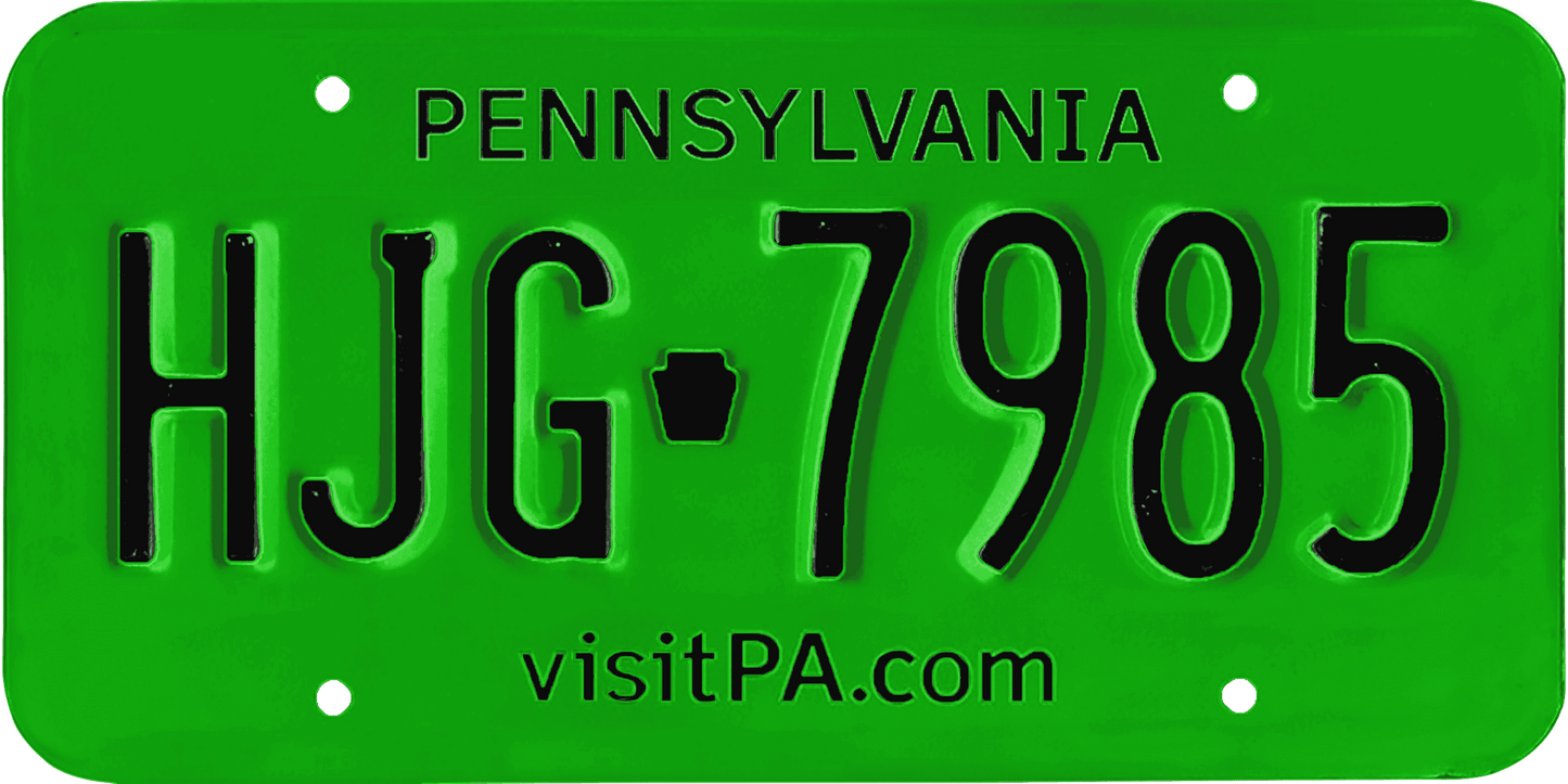 Pennsylvania License Plate Wrap Kit