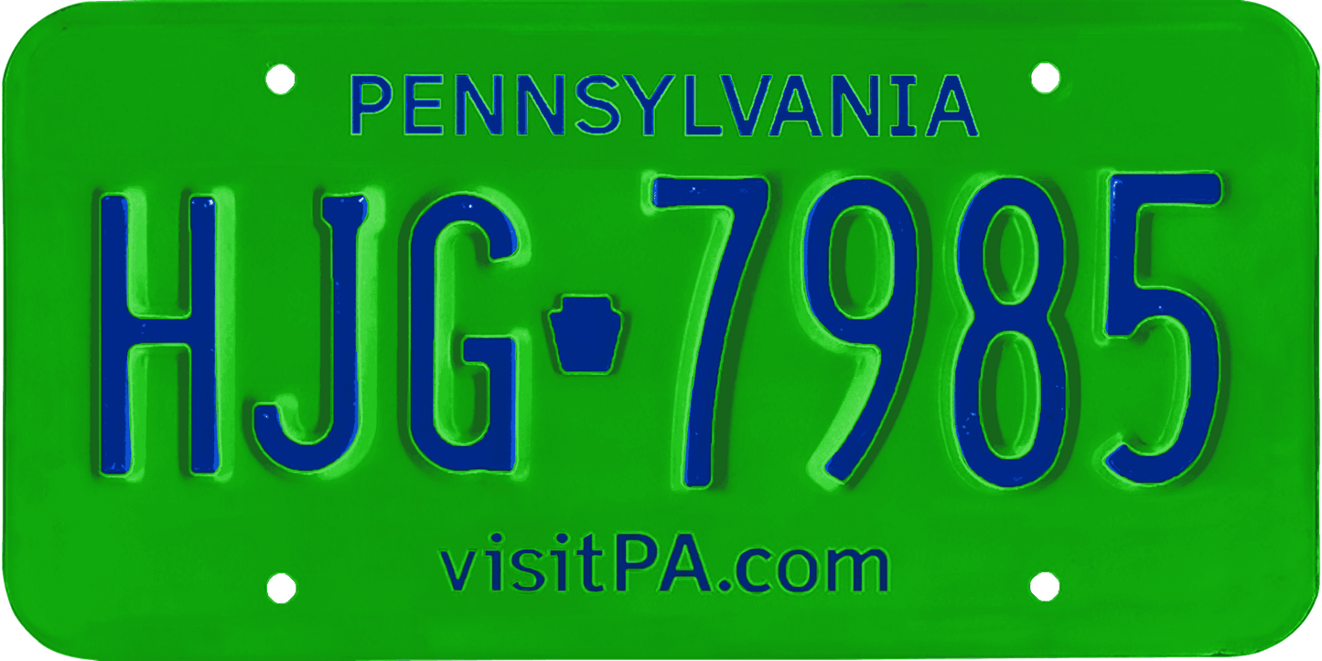 Pennsylvania License Plate Wrap Kit