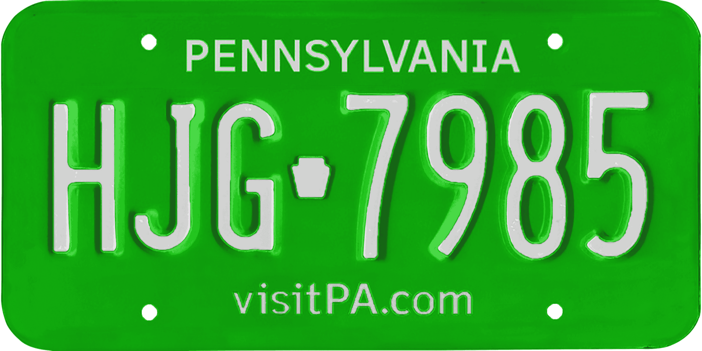 Pennsylvania License Plate Wrap Kit