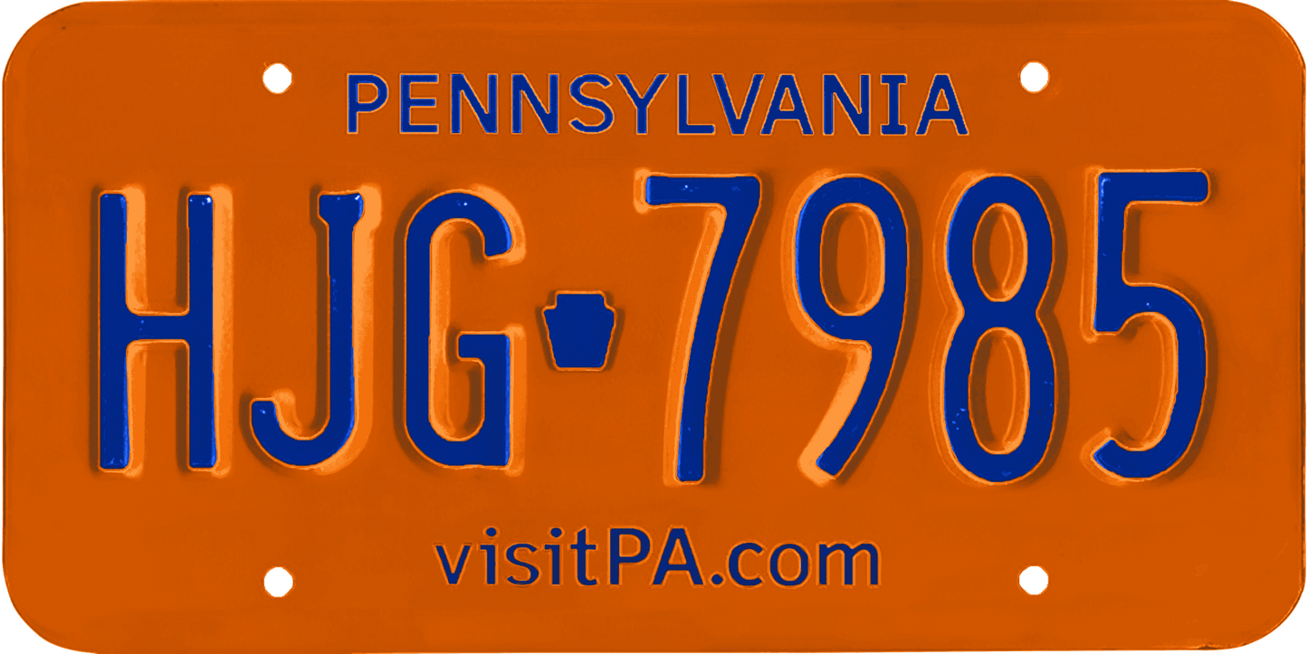 Pennsylvania License Plate Wrap Kit