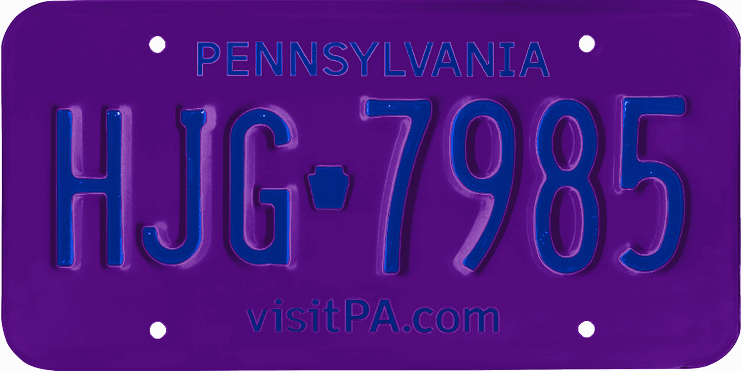 Pennsylvania License Plate Wrap Kit