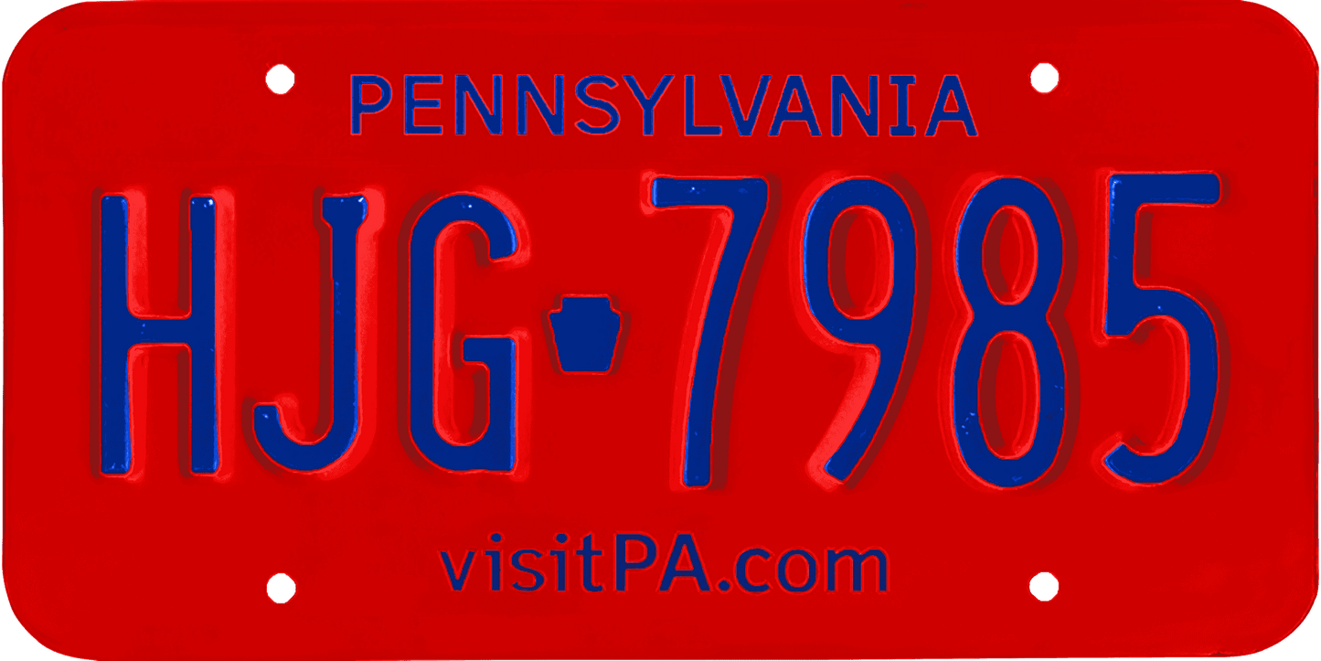 Pennsylvania License Plate Wrap Kit