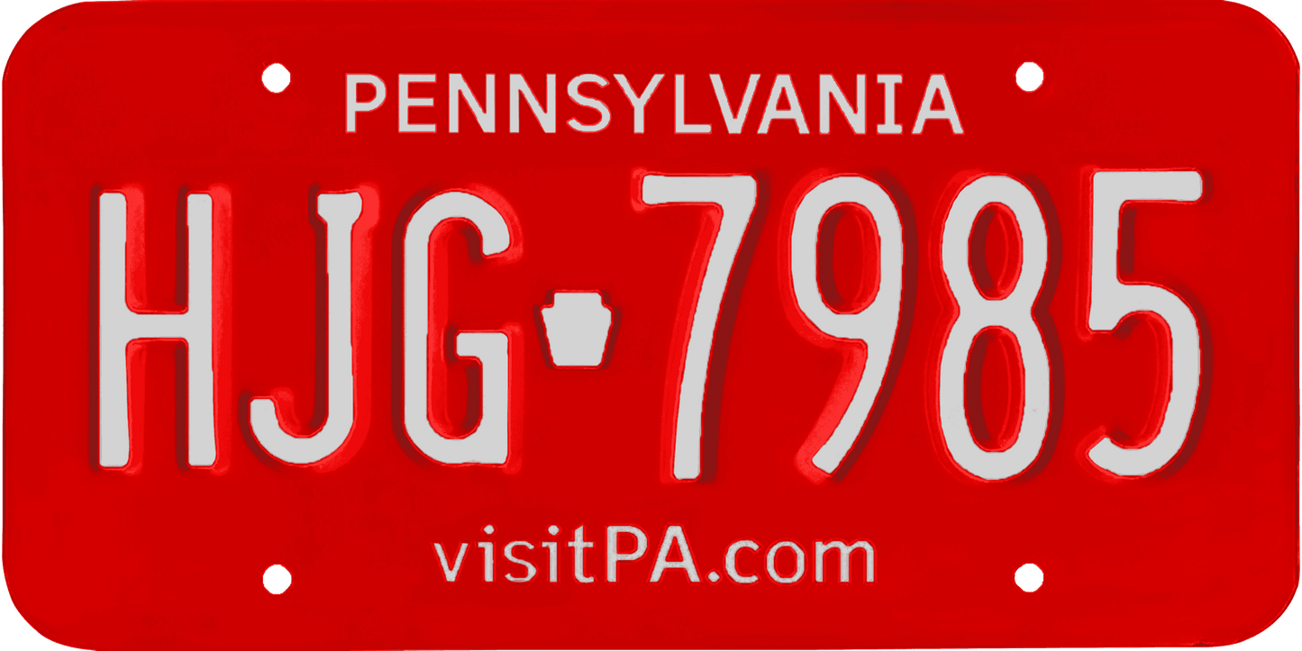 Pennsylvania License Plate Wrap Kit