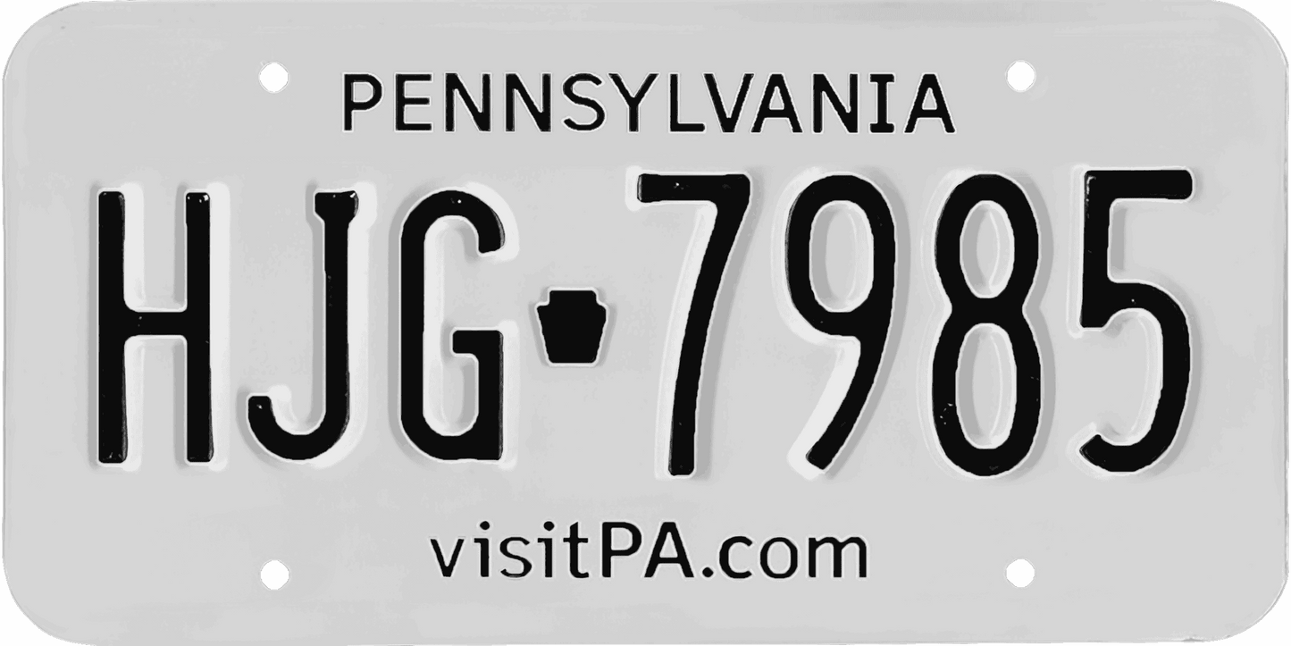 Pennsylvania License Plate Wrap Kit