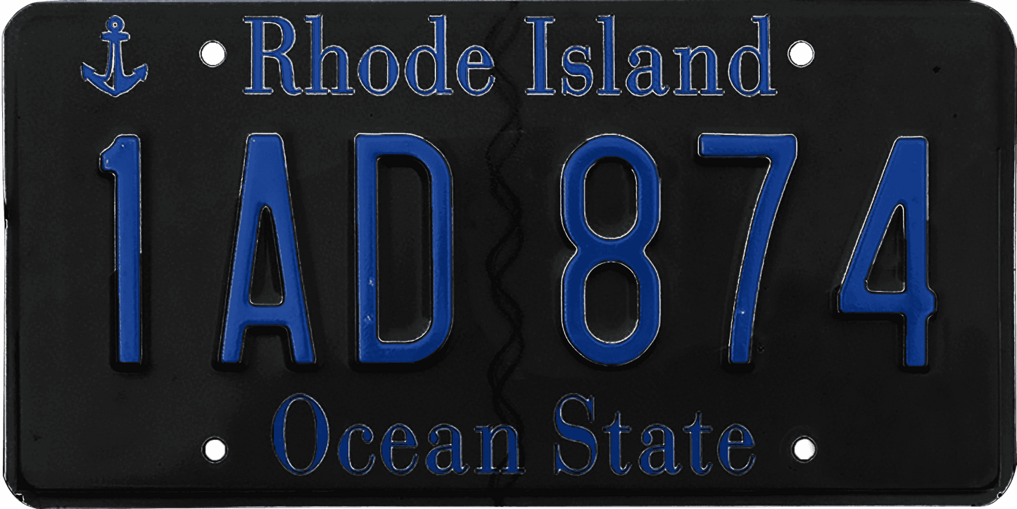 Rhode Island License Plate Wrap Kit