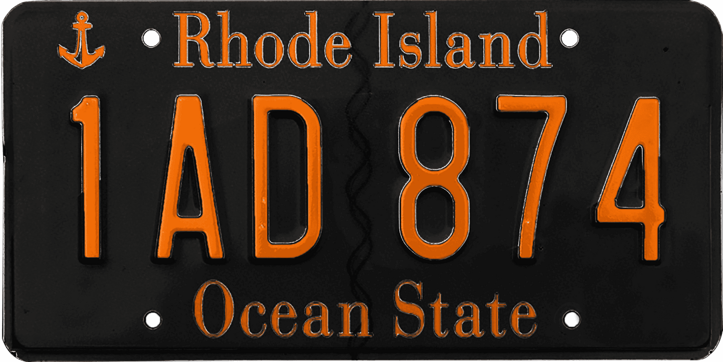 Rhode Island License Plate Wrap Kit