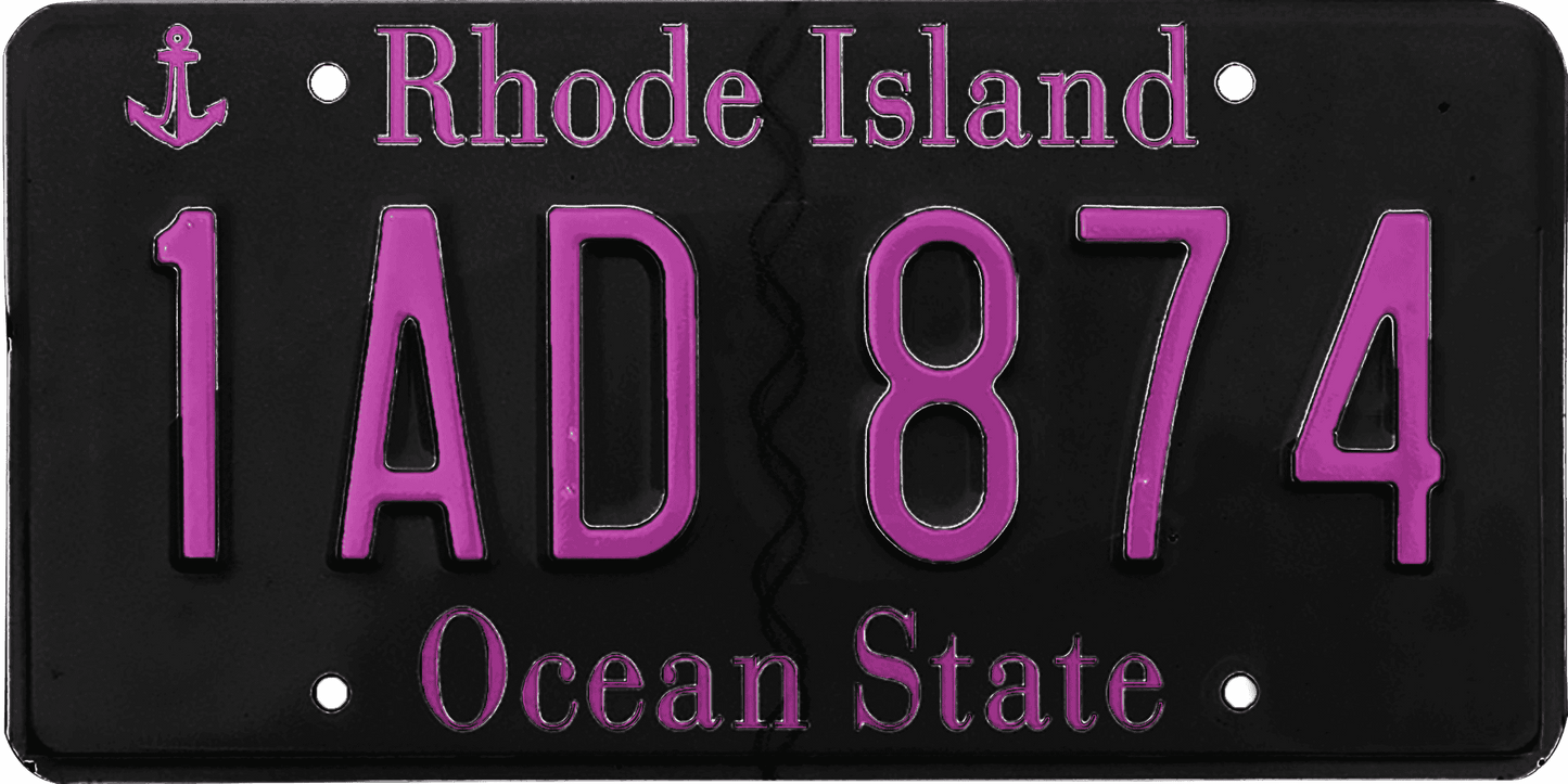 Rhode Island License Plate Wrap Kit