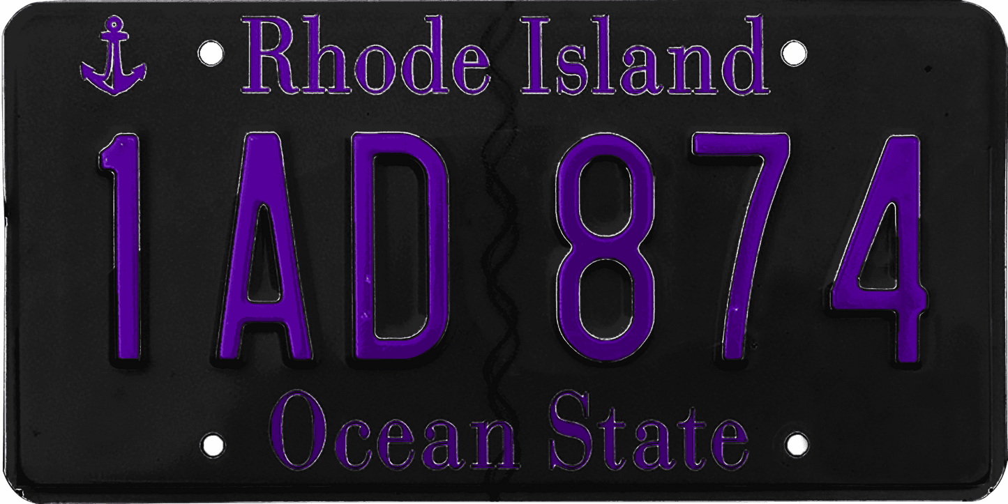 Rhode Island License Plate Wrap Kit