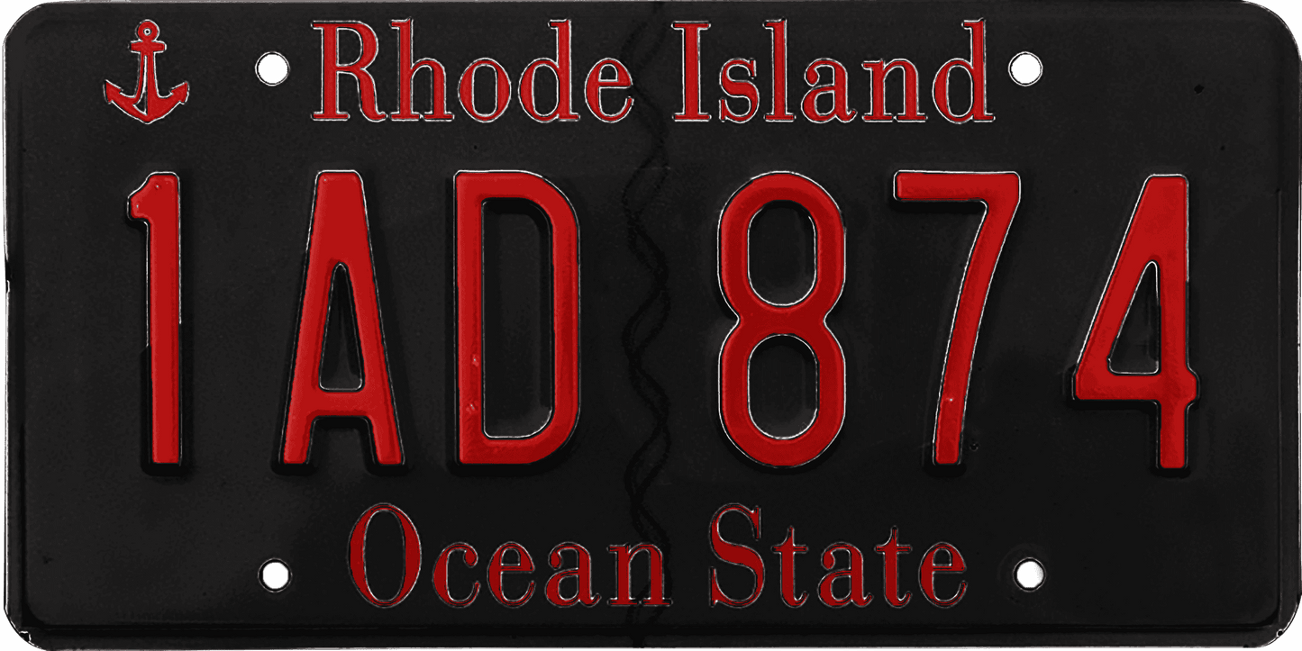 Rhode Island License Plate Wrap Kit