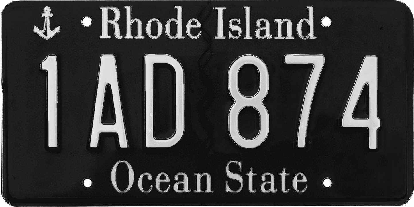 Rhode Island License Plate Wrap Kit