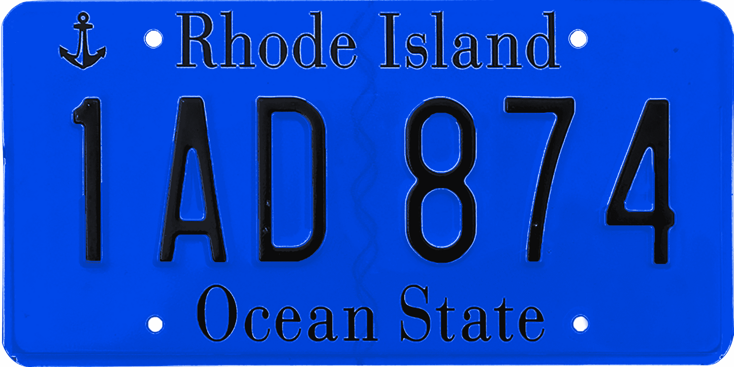 Rhode Island License Plate Wrap Kit