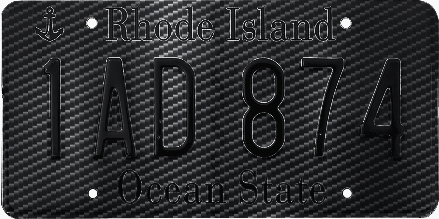 Rhode Island License Plate Wrap Kit