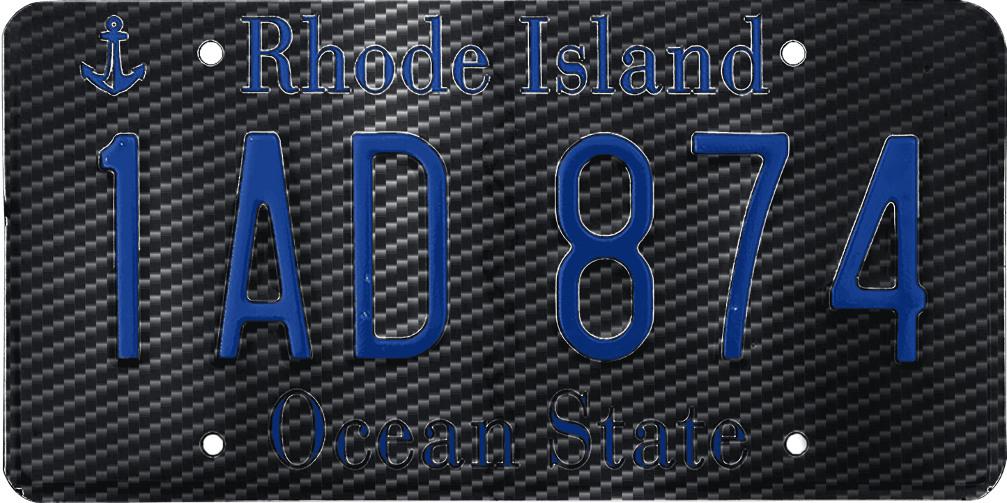 Rhode Island License Plate Wrap Kit