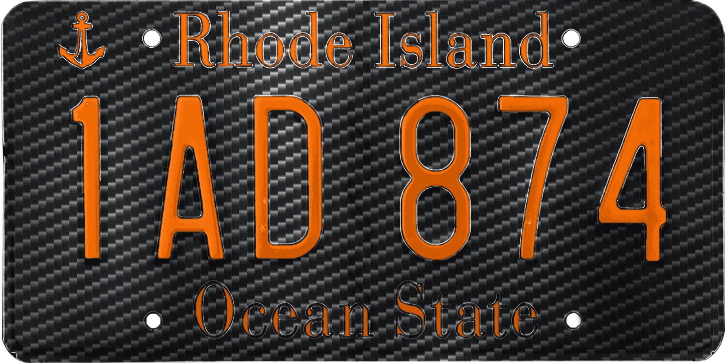 Rhode Island License Plate Wrap Kit