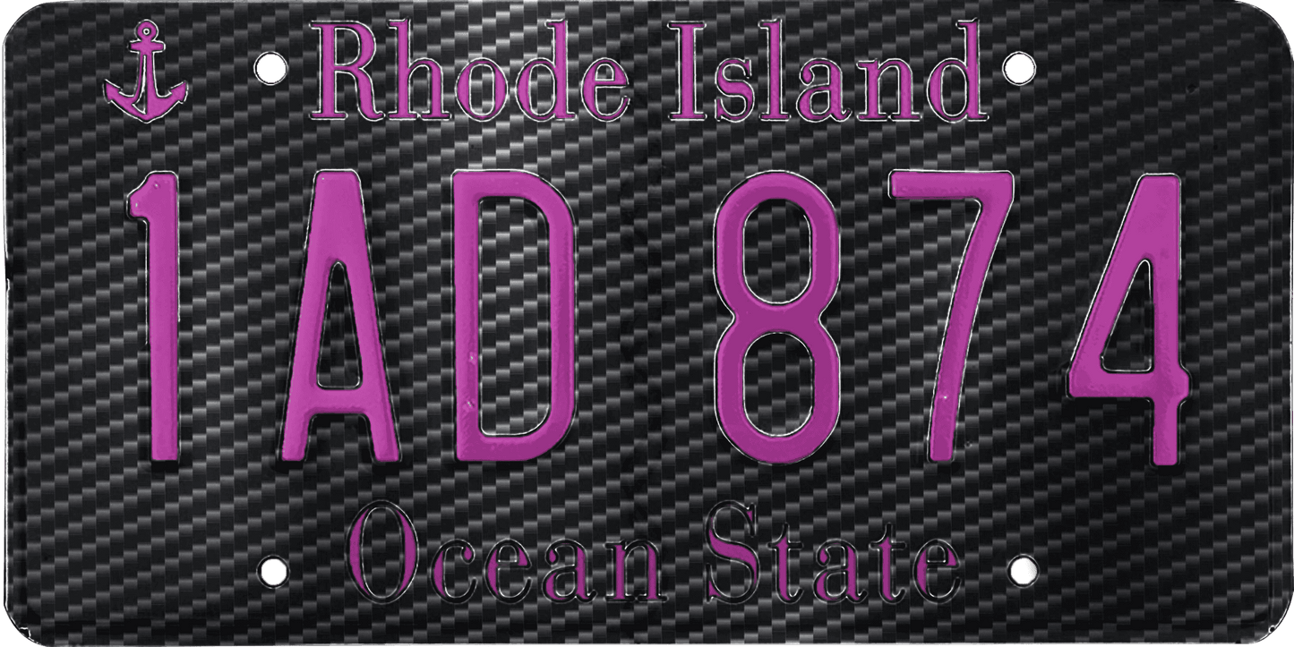 Rhode Island License Plate Wrap Kit