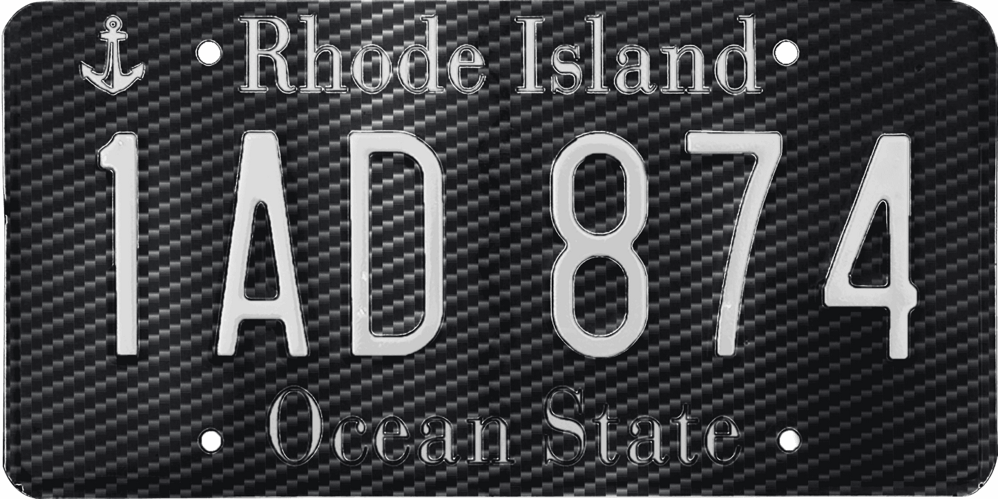 Rhode Island License Plate Wrap Kit