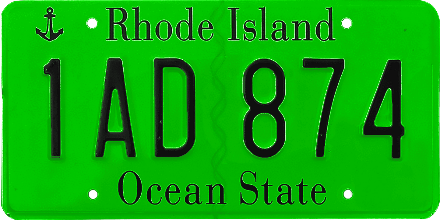 Rhode Island License Plate Wrap Kit