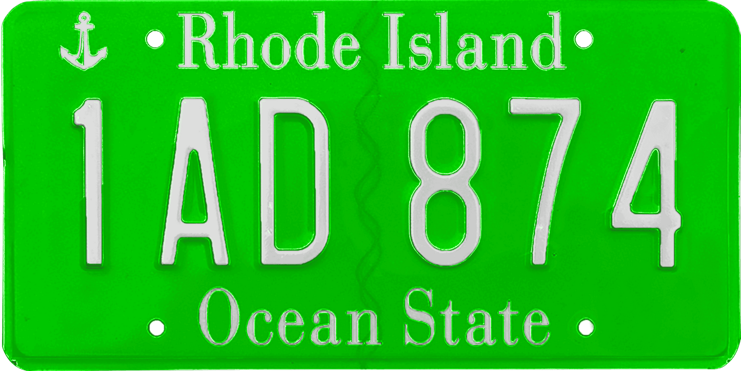 Rhode Island License Plate Wrap Kit