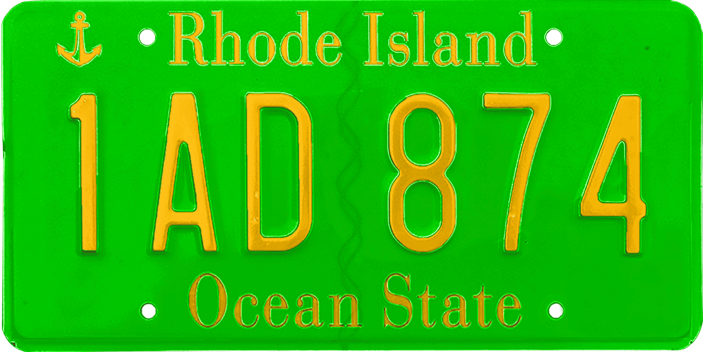 Rhode Island License Plate Wrap Kit