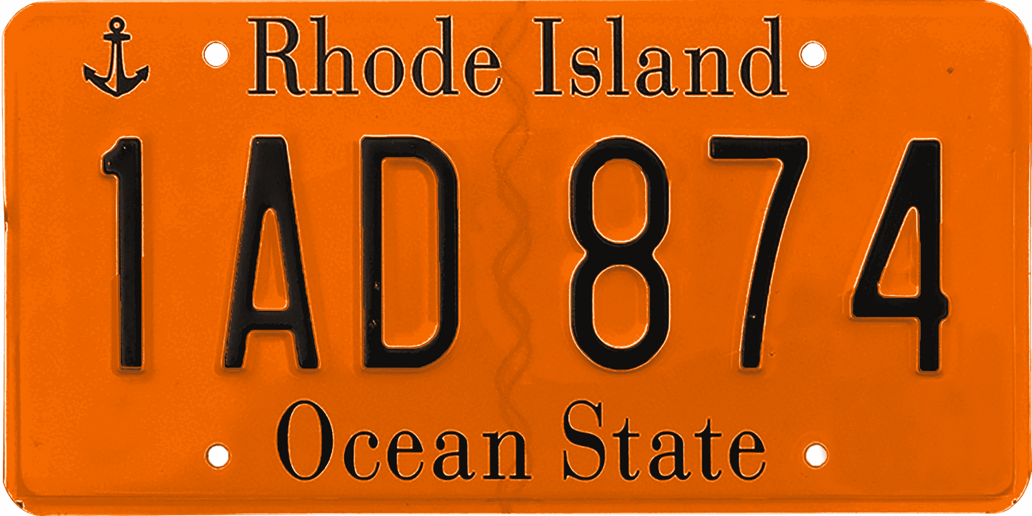 Rhode Island License Plate Wrap Kit