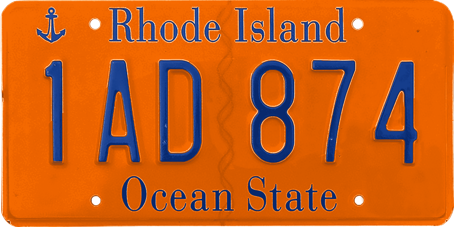 Rhode Island License Plate Wrap Kit