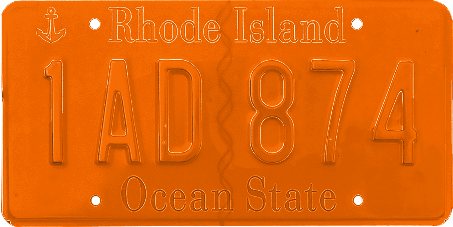 Rhode Island License Plate Wrap Kit