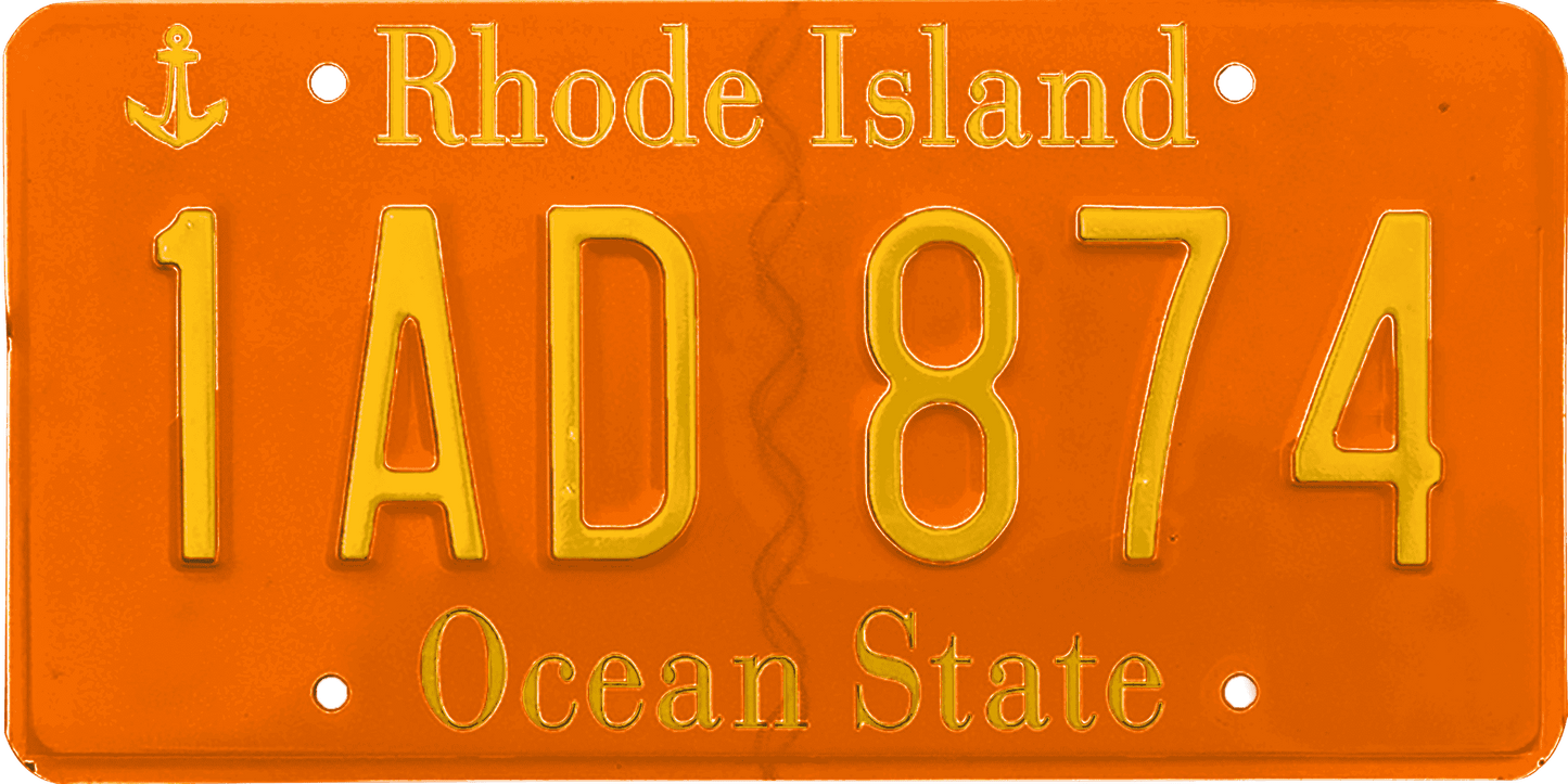 Rhode Island License Plate Wrap Kit