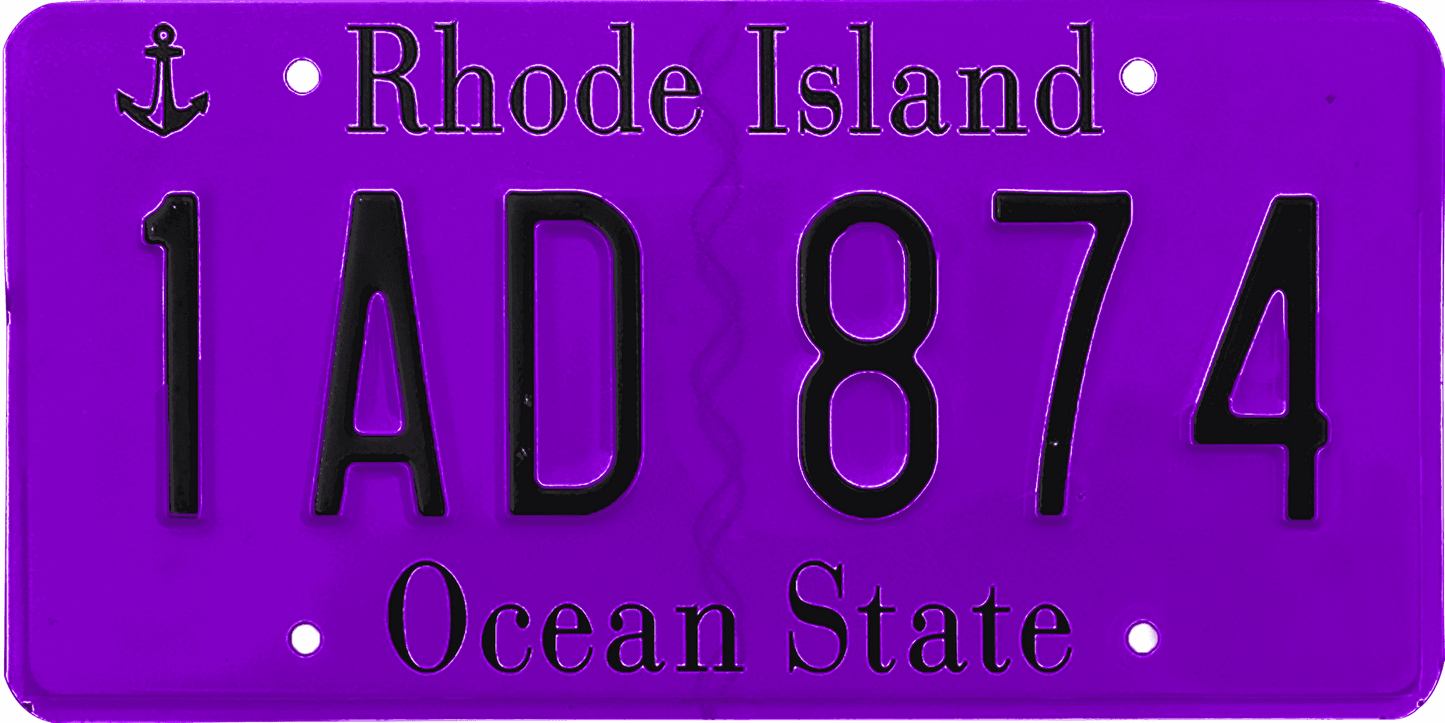 Rhode Island License Plate Wrap Kit